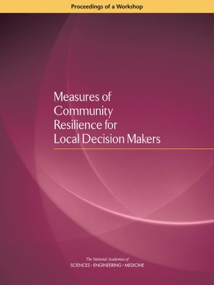 cover image of Measures of Community Resilience for Local Decision Makers